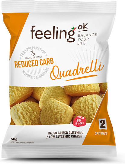 FeelingOk Biscuits Protein Quadrelli Almond 1pcs 50gr