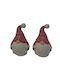 Marva Weihnachts-Salz- und Pfeffer-Set Keramisch Rot L5.7xB5.3xH9.2cm. 2Stück