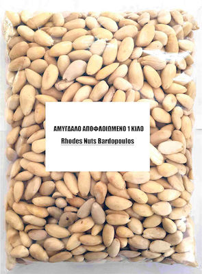 Rhodes Nuts Bardopoulos Raw Almonds White Unsalted 1000gr