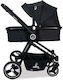 Asalvo Copenhague Adjustable 2 in 1 Baby Stroller Suitable for Newborn Black 7.5kg