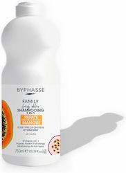 Byphasse Family Fresh Delice Papaya, Passion Fruit & Mango Shampoos Hydration & Shine for All Hair Types 750ml Byphasse Family Fresh Delice Papaya, Passion Fruit & Mango Shampoos Hydration & Shine for All Hair Types 750ml