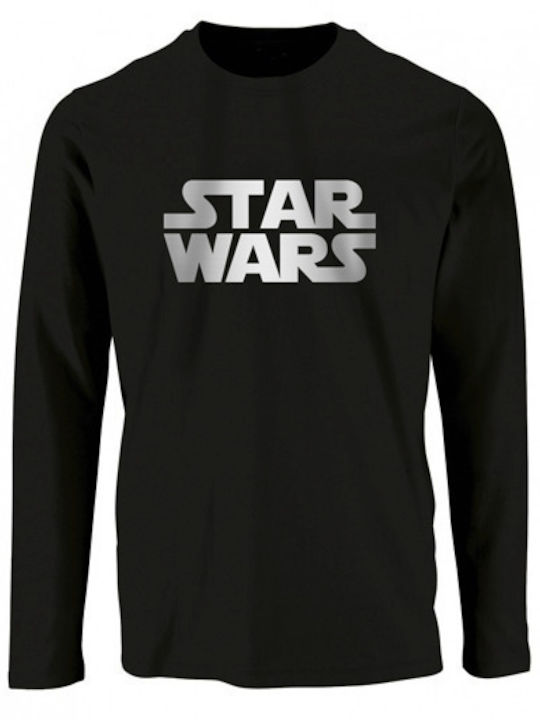 Sol's Star Wars Bluse Krieg der Sterne Schwarz Baumwolle