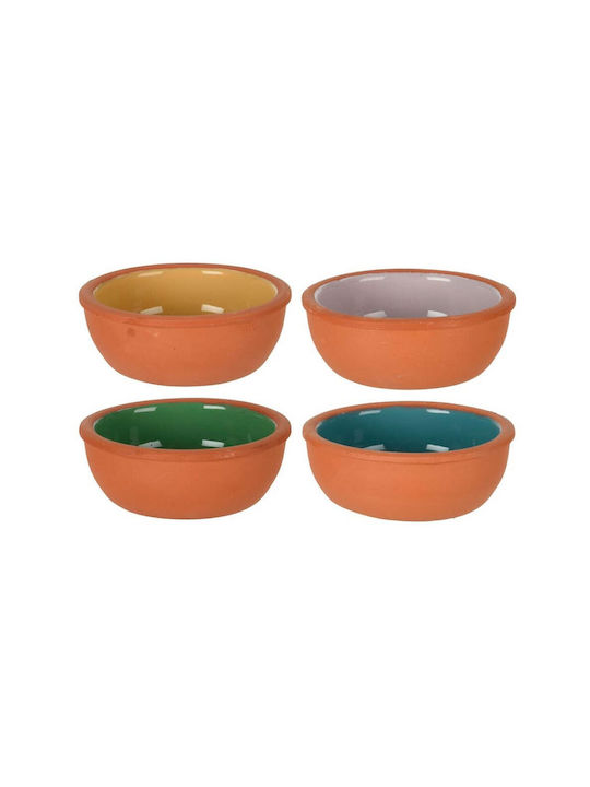 Excellent Houseware Serving Bowl Round Ceramic with Diameter 10.4cm 4pcs