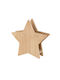 Raeder Christmas Case for Paper Napkins Wooden Beige L18.5xW18xH5cm.