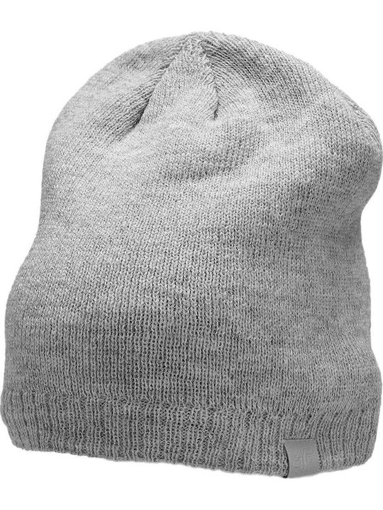 Beanie Beanie Knitted in Gray color
