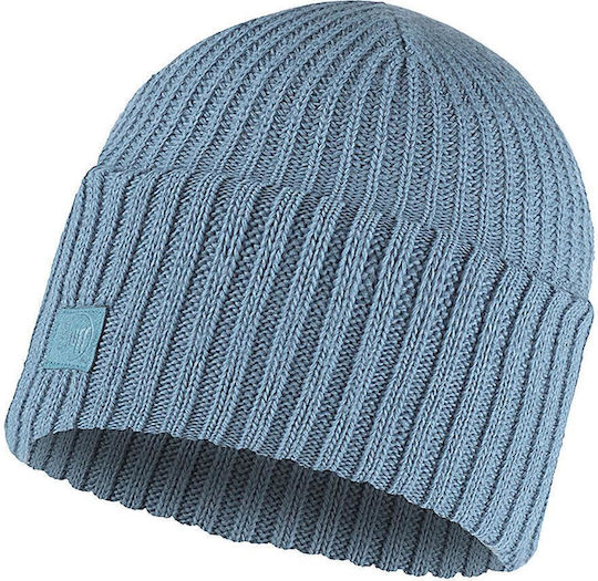 Rutger Beanie Unisex Căciulă cu Tricotaj Rib în culoarea Albastru deschis