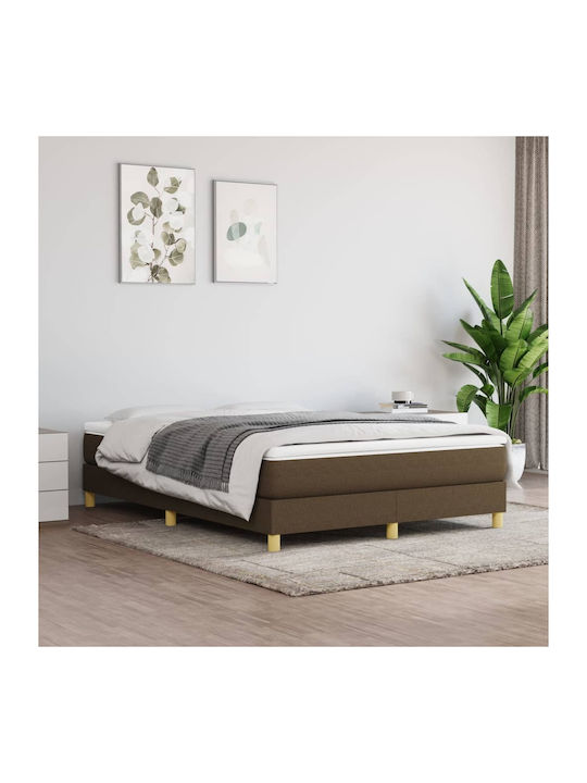 Doppelbett-Unterlage Mit Stoff Braune Für Matratze 140x200cm