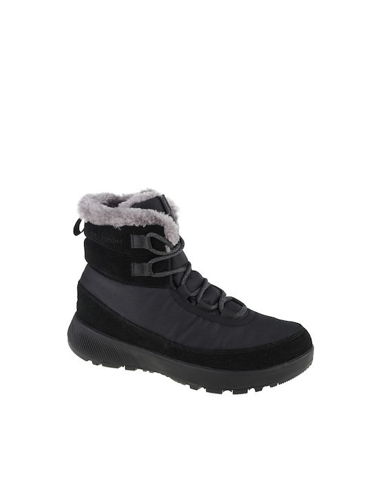 Columbia Slopeside Peak Luxe Γυναικεία Ορειβατικά Μποτάκια Μαύρα