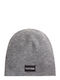 Beanie Ανδρικός Σκούφος με Rib Πλέξη σε Γκρι χρώμα