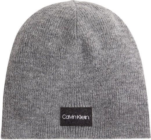 Beanie Ανδρικός Σκούφος με Rib Πλέξη σε Γκρι χρώμα