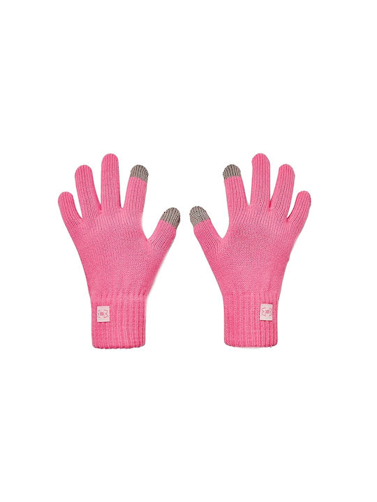 Under Armour Halftime Ροζ Γυναικεία Πλεκτά Γάντια