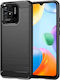 Forcell Carbon Задна корица Силикон Черен (Xiaomi Poco C40)