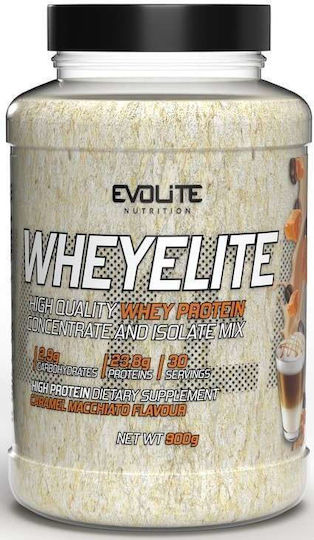 Evolite Whey Elite Πρωτεΐνη Ορού Γάλακτος με Γεύση Caramel Macchiato 900gr
