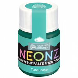 Squires Kitchen Food Colouring Paste Neonz Turquoise Jar 20gr