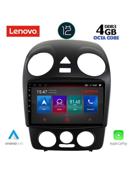 Lenovo Sistem Audio Auto pentru Volkswagen Gândac 2004-2011 (Bluetooth/USB/AUX/WiFi/GPS/Partitură) cu Ecran Tactil 9"