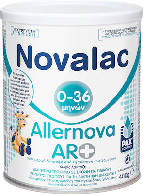 Novalac Formula de lapte Allernova AR+ pentru 0m+ 400gr