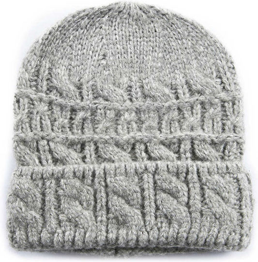 Beanie Beanie Knitted in Gray color