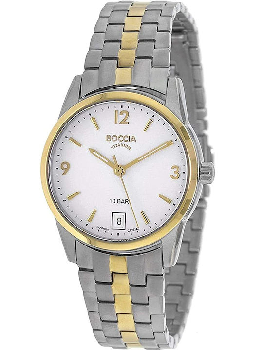 Boccia Women's Watch with Metal Bracelet