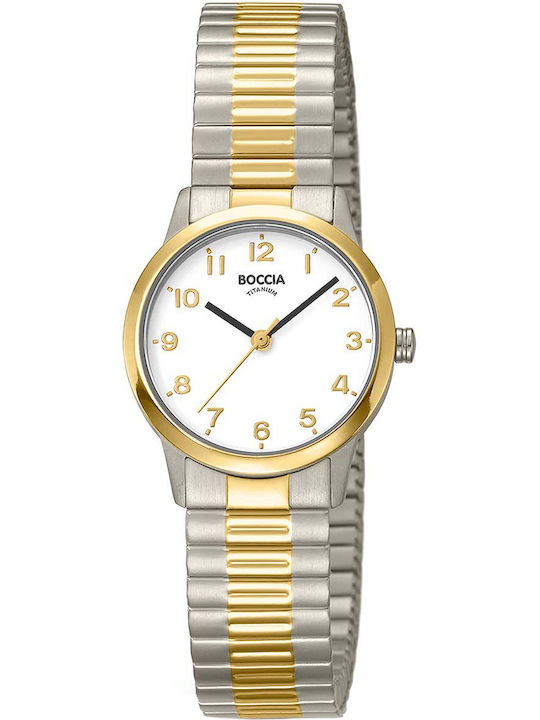Boccia Women's Watch with Metal Bracelet