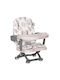 Lorelli Ego Plus Foldable Baby Highchair with Plastic Frame & Fabric Seat Grey Parrots