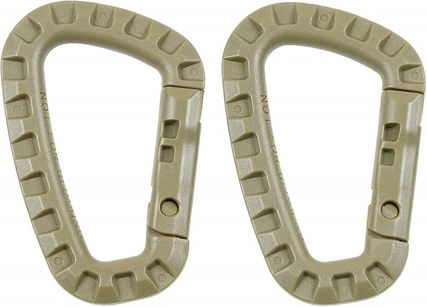 MFH Carabiner Carabiner Plastic 7mm x 8.5 cm - Plastic 7mm x 8.5 cm 2buc