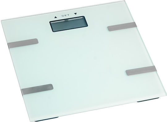 Darwin Digital Bathroom Scale with Body Fat Counter White DRW-530