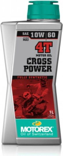 Motorex Cross Power Motorradöl für Viertaktmotoren 10W-60 1Es
