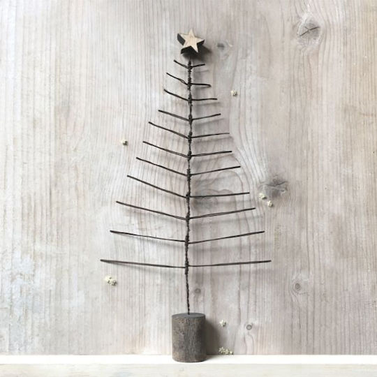 Weihnachtsdekoration Baum 32.5cm Gray