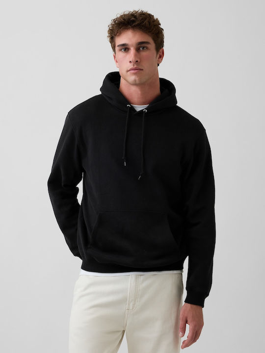 GAP GAP Herren Sweatshirt mit Kapuze Schwarz
