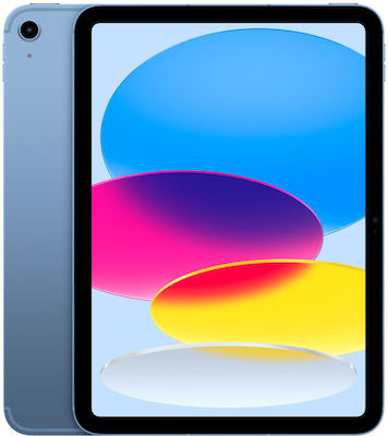 Apple iPad 2022 10.9" с WiFi & 5G (4ГБ/64ГБ) Синьо