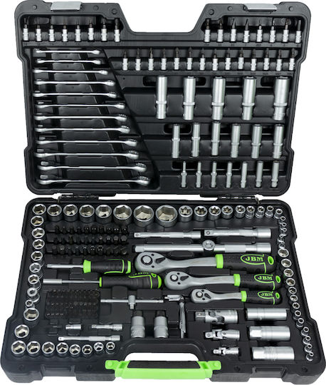JBM Set Ratchet 1\2" & 1\4" & 3\8" 216pcs