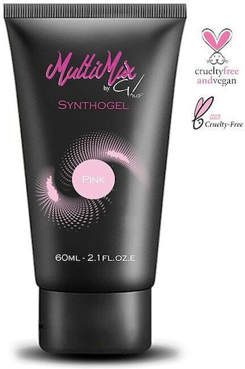 GEL.IT.UP MultiMix Synthogel Builder Gel Νυχιών Ροζ 60gr