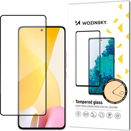 Wozinsky Case Friendly Full Glue Full Face Tempered Glass Black (Xiaomi 12 Lite)