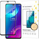 Wozinsky Case Friendly Full Glue Full Face Tempered Glass Μαύρο (Tcl 30 5 G)