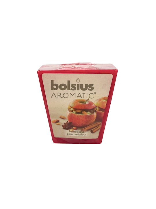 Aromatic Candle Square 48/48mm Bolsius Aromatic -Baked Apple & Cinnamon