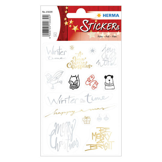 Herma Crăciun Autocolante Winter Time