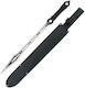 Amont Machete Black with Blade made of Stainless Steel in Sheath