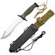 Amont Knife Khaki with Blade made of Stainless Steel in Sheath