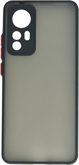 Powertech Back Cover Σιλικόνης Μαύρο (Xiaomi 12 / 12X)