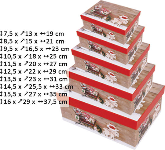 AGC Christmas Figure Box Beige 10pcs