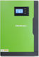 Qoltec Hybrid Off-Grid Τροποποιημένου Ημιτόνου Wechselrichter Ισχύος 3500W με Nenn-Eingangsspannung 24V 53886