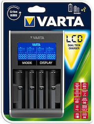 Încărcător Dual Tech Varta 4 Porturi De Încărcare AA/AAA/18650