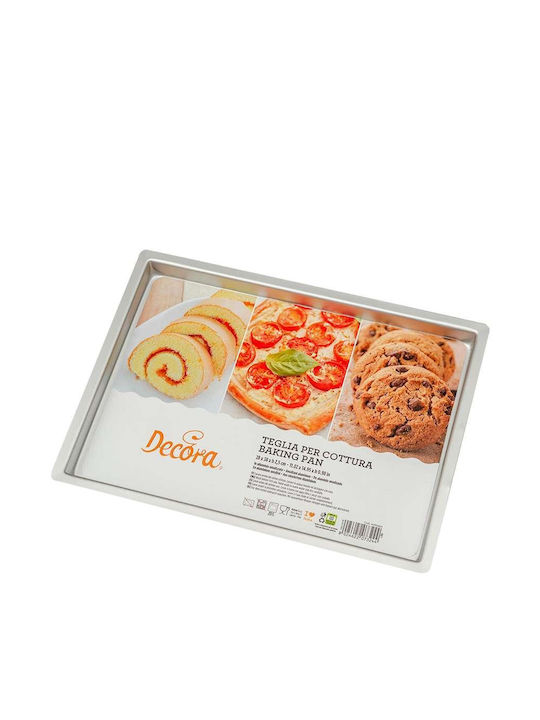 Decora Aluminum Rectangular Baking Pan 38x28cm