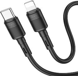 Hoco Χ83 USB-C zu Lightning Kabel 20W Schwarz 1m