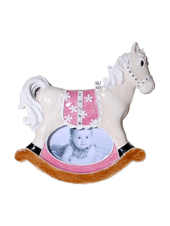Royal Art Collection Παιδική Κορνίζα Πλαστική Λευκή 14x15cm