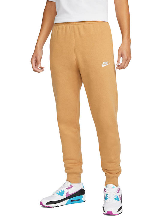 Nike Παντελόνι Φόρμας με Λάστιχο Μπεζ