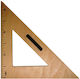 Geometrisches Dreieck Holz 35cm mit Griff