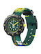 FlikFlak Kids Analog Watch with Fabric Strap Green