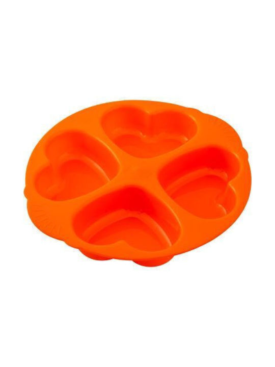 SoftBowl No Coating Silicone Chocolates 4 Cups Baking Pan Clover 102 23.5x23.5x3.5cm