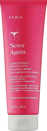 Pupa Never Again Gel για Λιποδιάλυση & Κυτταρίτιδα 250ml
